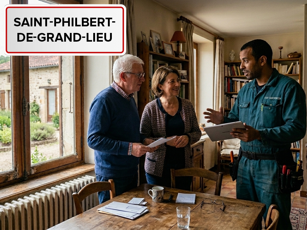 Installation de pompe à chaleur à Saint-Philbert-de-Grand-Lieu (44310) en Loire-Atlantique